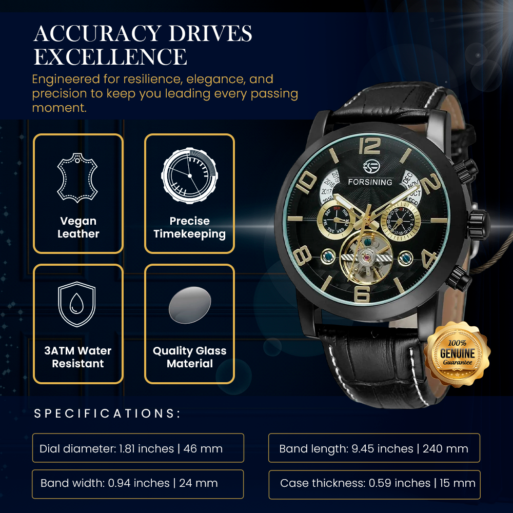 Premium Tourbillon Automatic Mechanical Watch