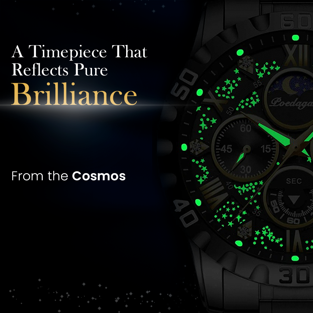 Premium Chronograph Watch with Metal Strap