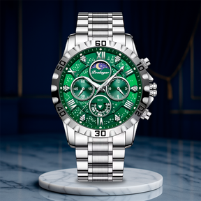 Premium Chronograph Watch with Metal Strap