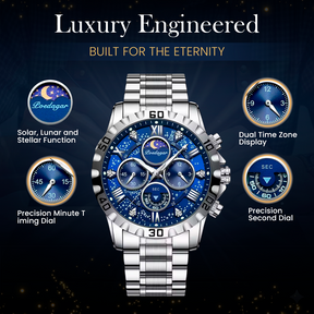 Premium Chronograph Watch with Metal Strap